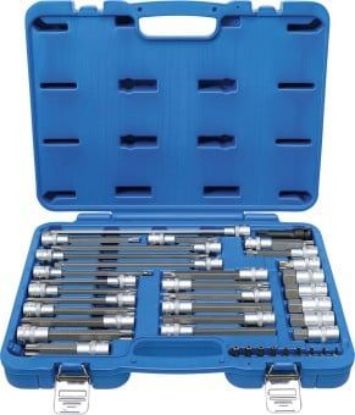 Socket Wrench Set 38-piece Car Assembly Bit Socket Set, 1/4" + 1/2"