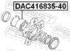 Wheel Bearing SUZUKI 43462-84A00