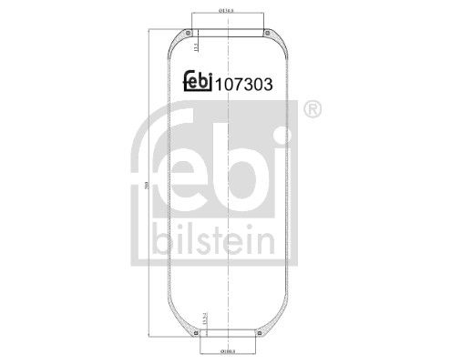 Bellow, air suspension Iveco 5 0004 2596