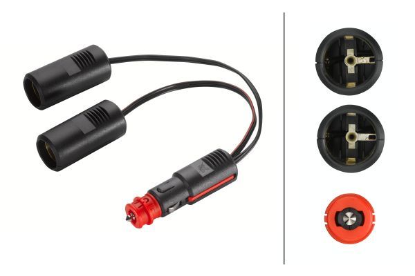 Adaptor, cigarette lighter