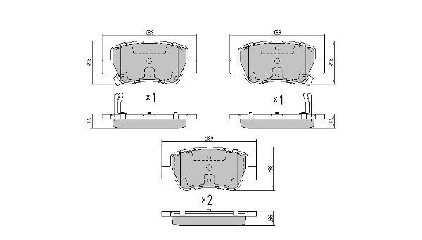 Brake Pad Set, disc brake