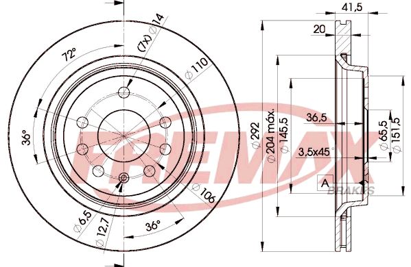 Brake Disc SIGNUM, VECTRA C, 9-3 (YS3F)