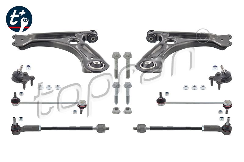 Control/Trailing Arm Kit, wheel suspension VAG