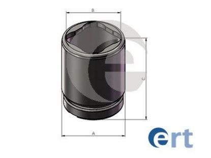 Piston, brake caliper