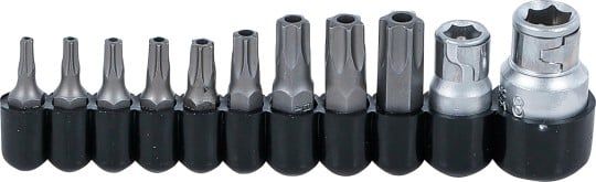 Screwdriver Bit Set 11-piece tamperproof T-Star Bit Set
