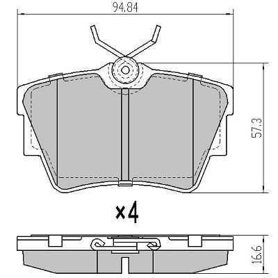 Brake Pad Set, disc brake