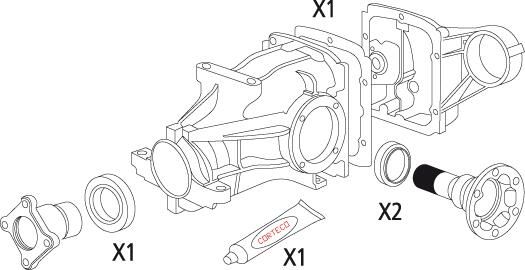 Gasket Set, differential Gasket Set, differential