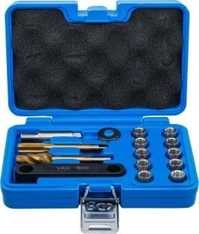 Repair Set, brake caliper guide thread 15-piece Brake Thread Repair Kit M12 x 1.5, VAG