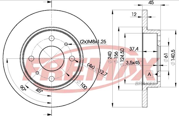 Brake Disc Nissan SUNNY esi