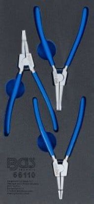 Pliers, drive shaft joint retainer 3-piece Lock Ring Pliers Set for Drive Shafts