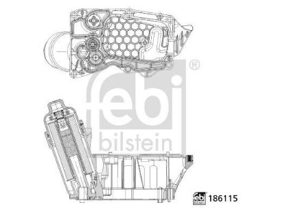 Housing, oil filter BMW 11 42 8 507 697 S1