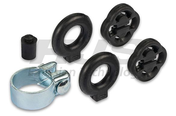 Mounting Kit, muffler VW Golf/Jetta II (19E)