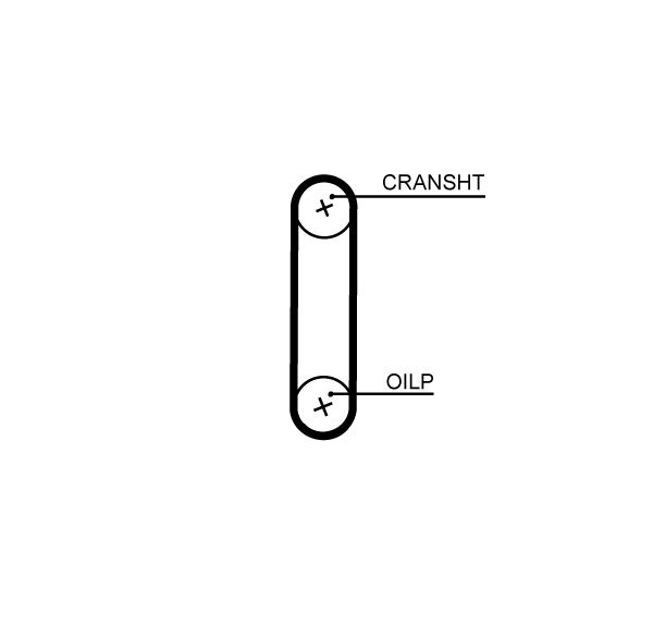 Timing Belt FORD - 1 761 082