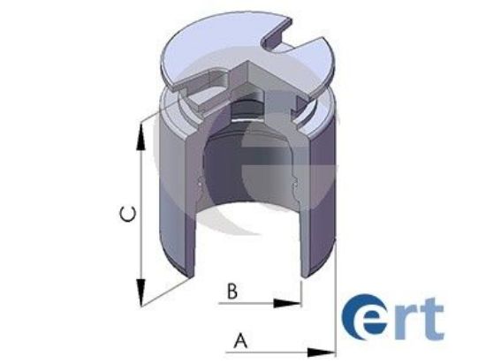 Piston, brake caliper