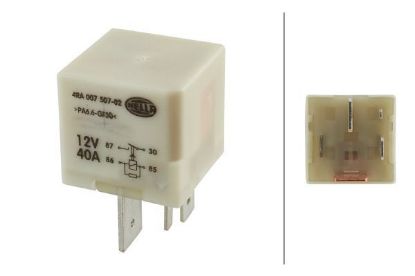 Relay, glow plug system