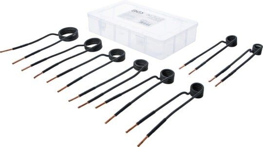 Induction Coil Set, heat gun 8-piece Induction Coil Set, Flat Type, for Inducti