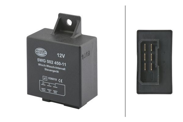 Relay, wipe/wash interval