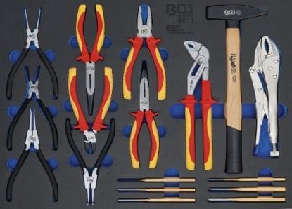 Workshop Trolley Inlay 3/3 Tool Tray for Workshop Trolleys: 17-piece Plie