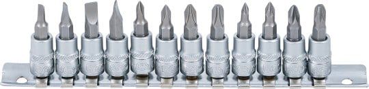 Socket Wrench Set 1/4" Otsakute komplekt Rist ja lapik kruvitsad