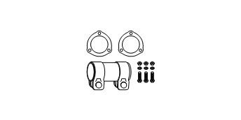 Mounting Kit, catalytic converter VW Golf V (1K)