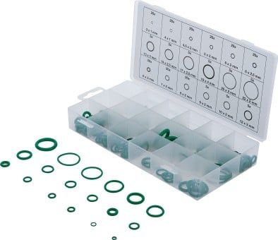 Assortment, O-rings 225-piece HNBR O-Ring Assortment, 3-22 mm Ø