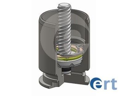 Piston, brake caliper