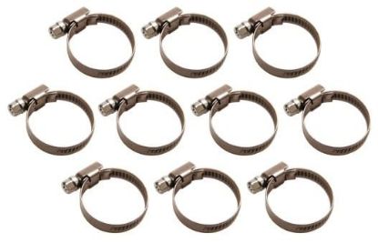 Assortment, hose clamps Hose Clamp, 30x45 mm, Stainless Steel, 10 pcs.