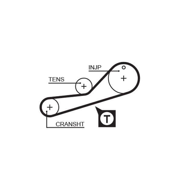 Timing Belt Ford Escort 1.8 D - ( L18701 )