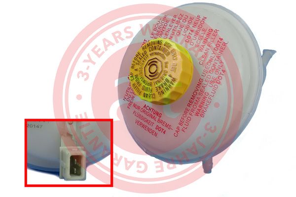 Fluid Reservoir, brake fluid VAG Audi 100, Audi 80, A4, A6, Passat