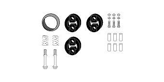 Mounting Kit, exhaust system Suzuki Samurai 4WD