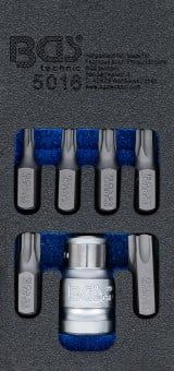 Screwdriver Bit Set 7-piece T-STAR Bit Set