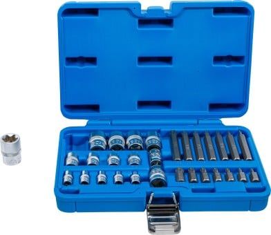 Socket Wrench Set 30-piece T-Star Bit & E-Type Socket Set