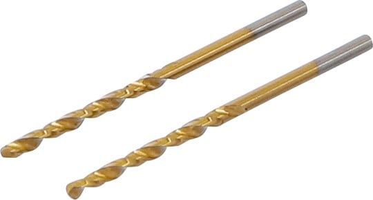 Twist Drill Bit Twist Drill, HSS-G, Titanium Coated, 2.5 mm (2 pie