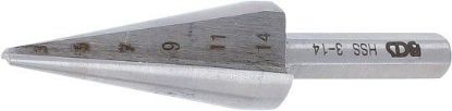 Sheet Metal Cone Bit High End Taper Cutter, Size 1, 3-14 mm