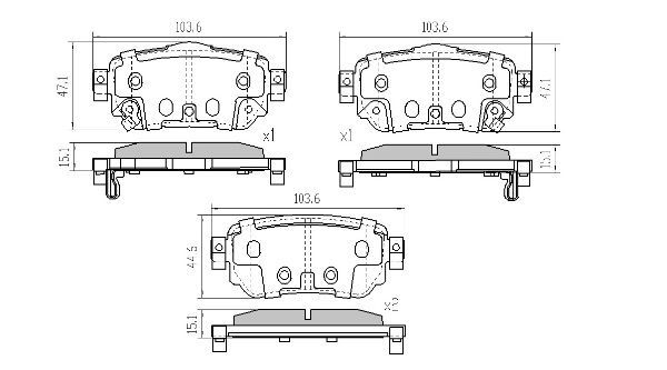 Brake Pad Set, disc brake