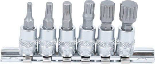 Socket Wrench Set 1/4" Bit Socket Set, Spline, M4 - M12