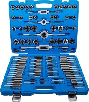 Thread Cutter Set 110-piece Tap and Die Set, SAE and Metric combined