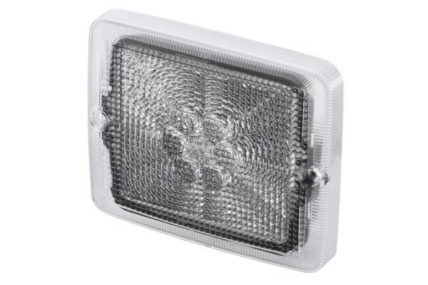 Lens, direction indicator