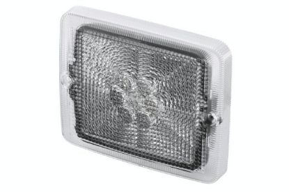 Lens, direction indicator