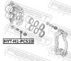 Accessory Kit, brake caliper HYUNDAI 58168-4H000, KIA 58168-4H000