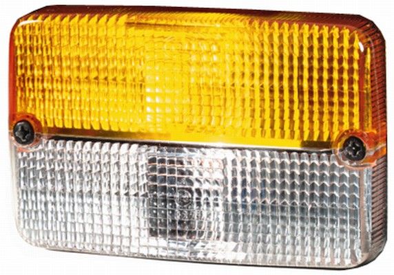 Lens, direction indicator