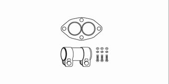 Mounting Kit, catalytic converter BMW Z3 1.8