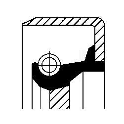 Shaft Seal, manual transmission MB 0249970147