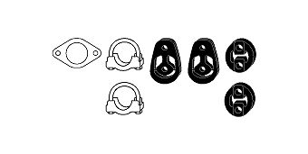 Mounting Kit, exhaust system FORD Mondeo