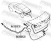 Cable Pull, fuel filler cap/flap unit MITSUBISHI 5943A013