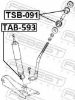 Bush, shock absorber TOYOTA 48511-80107