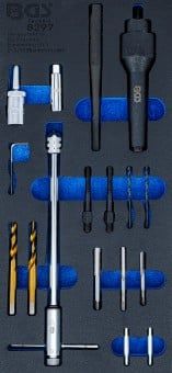 Disassembly Tool Set, glow plug Glow Plug Removal and Thread Repair Set, M8 & M10