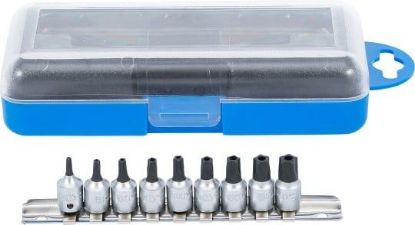 Socket Wrench Set 9-piece Bit Socket Set TS / Five Star, 1/4"