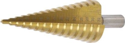 Step Drill Stepped hole Cutter, Titanium Coated, 4-32 mm