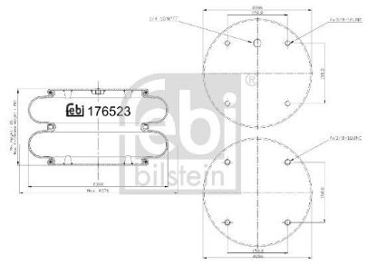Bellow, air suspension Sauer 0 057 0071 45